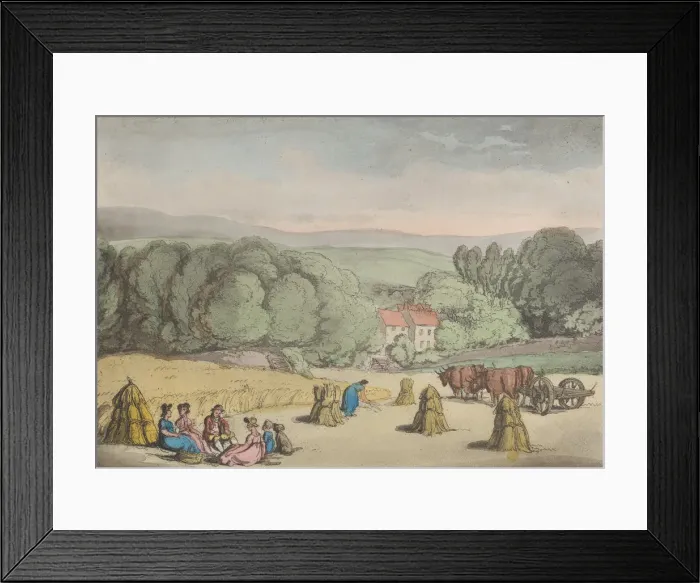 Framed Print : The Seat of M. Mitchell Esq. Hengar, Cornwall, from Sketches from Nature Framed Print : The Seat of M. Mitchell Esq. Hengar, Cornwall, from Sketches from Nature