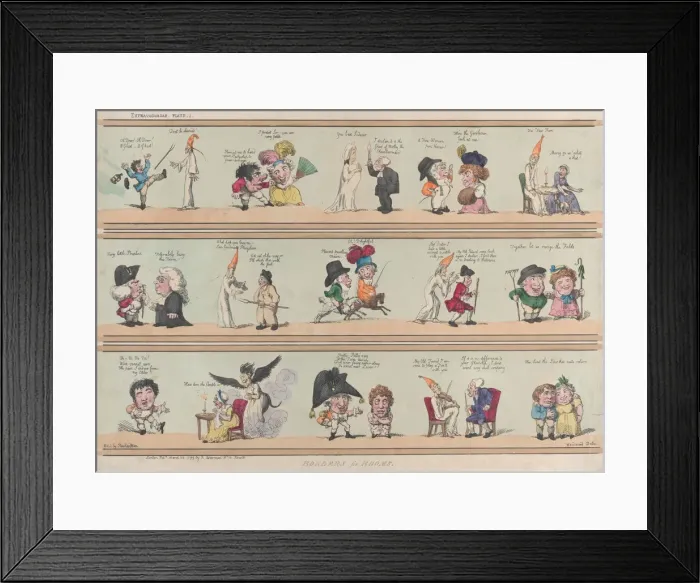 Framed Print : Borders for Rooms, Extravaganzas Plate 1, March 28, 1799. March 28, 1799 Framed Print : Borders for Rooms, Extravaganzas Plate 1, March 28, 1799. March 28, 1799