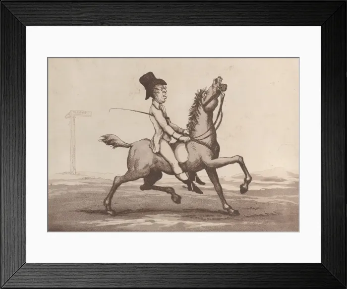 Framed Print : Horse Accomplishments, Sketch 1: An Astronomer !!, August 1, 1799. August 1, 1799 Framed Print : Horse Accomplishments, Sketch 1: An Astronomer !!, August 1, 1799. August 1, 1799