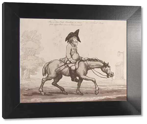 Horse Accomplishments, Sketch 3: A Whistler !!, August 1, 1799. August 1, 1799