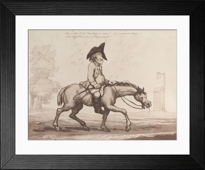 Framed Print : Horse Accomplishments, Sketch 3: A Whistler !!, August 1, 1799. August 1, 1799 Framed Print : Horse Accomplishments, Sketch 3: A Whistler !!, August 1, 1799. August 1, 1799