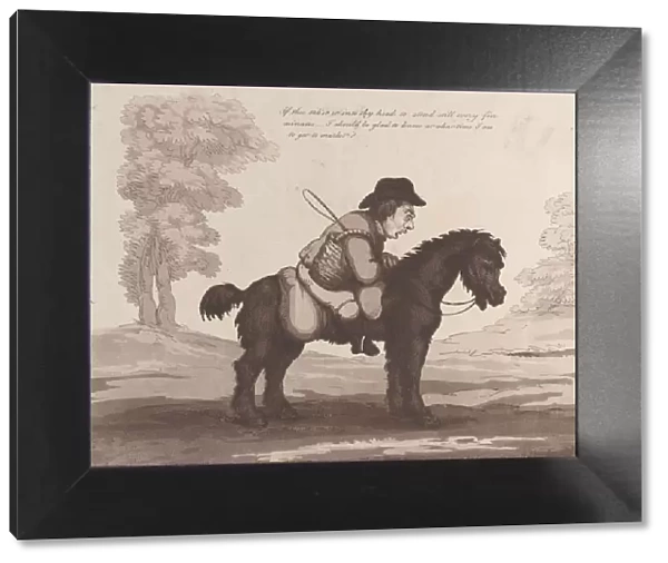 Horse Accomplishments, Sketch 9: A Loiterer !!, August 1, 1799. August 1, 1799