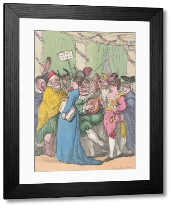 Framed Print : Masquerading, [August 30, 1811], reprinted. [August 30, 1811], reprinted