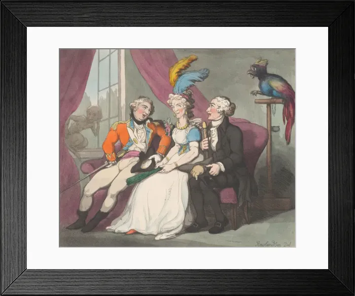Framed Print : A Silly, June 26, 1800. June 26, 1800. Creator: Thomas Rowlandson Framed Print : A Silly, June 26, 1800. June 26, 1800. Creator: Thomas Rowlandson