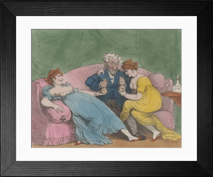 Framed Print : Ladies Trading on Their Own Bottom, [October 5, 1810], reprint
