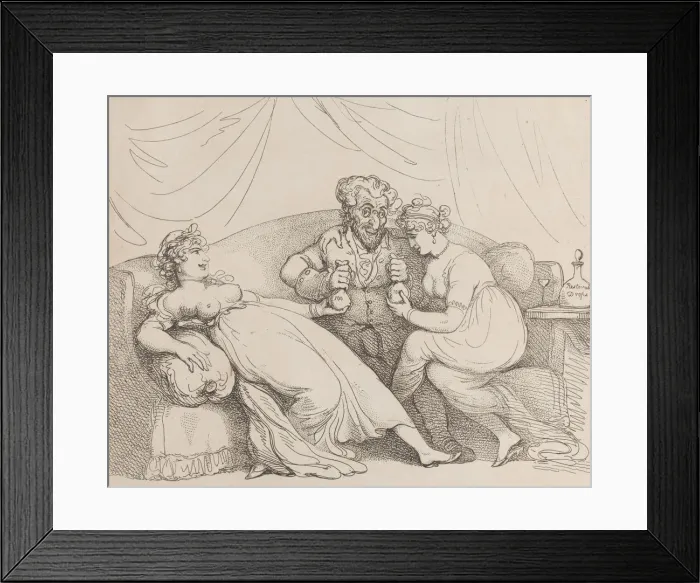 Framed Print : Ladies Trading on Their Own Bottom, October 5, 1810. October 5, 1810 Framed Print : Ladies Trading on Their Own Bottom, October 5, 1810. October 5, 1810