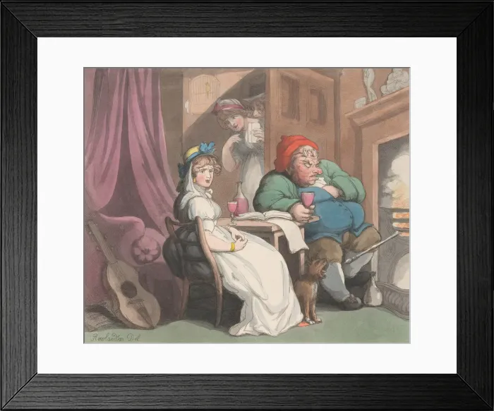 Framed Print : A Sulky, June 26, 1800. June 26, 1800. Creator: Thomas Rowlandson Framed Print : A Sulky, June 26, 1800. June 26, 1800. Creator: Thomas Rowlandson