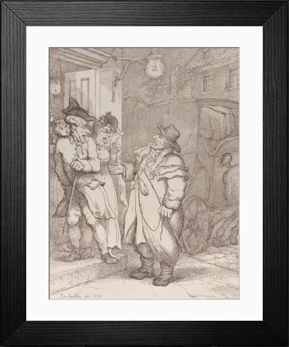 Framed Print : Miseries of London, or a Surly Saucy Hackney Coachman, June 4, 1814. June 4, 1814 Framed Print : Miseries of London, or a Surly Saucy Hackney Coachman, June 4, 1814. June 4, 1814