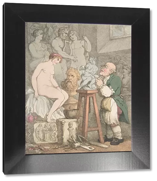 The Sculptor [Preparations for the Academy, Old Joseph Nollekens and his Venus], ca. 1800
