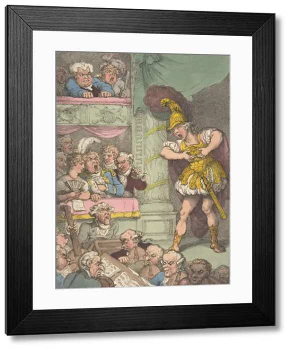 Framed Print : John Bull at the Italian Opera, October 2, 1811. October 2, 1811 Framed Print : John Bull at the Italian Opera, October 2, 1811. October 2, 1811