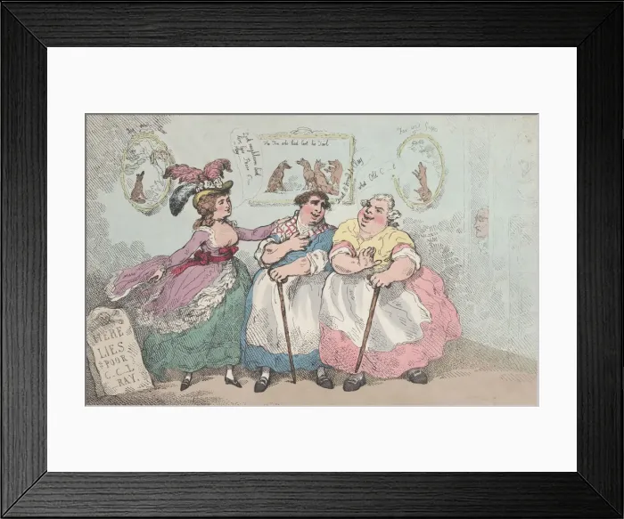 Framed Print : For The Benefit of The Champion, May 20, 1784. May 20, 1784. Creator: Thomas Rowlandson Framed Print : For The Benefit of The Champion, May 20, 1784. May 20, 1784. Creator: Thomas Rowlandson
