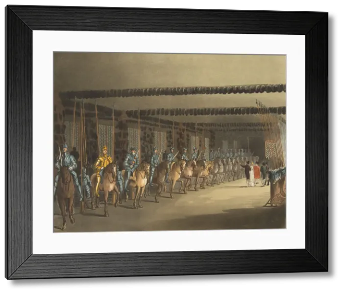 Framed Print : Horse Armoury, Tower of London, November 1, 1809. November 1, 1809 Framed Print : Horse Armoury, Tower of London, November 1, 1809. November 1, 1809