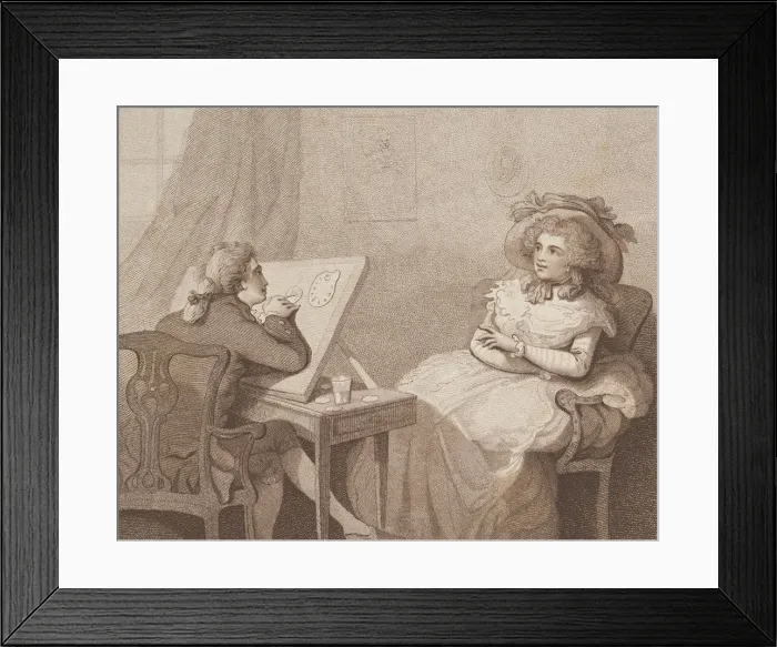 Framed Print : Painting, 1784 (?). 1784 (?). Creator: Unknown Framed Print : Painting, 1784 (?). 1784 (?). Creator: Unknown