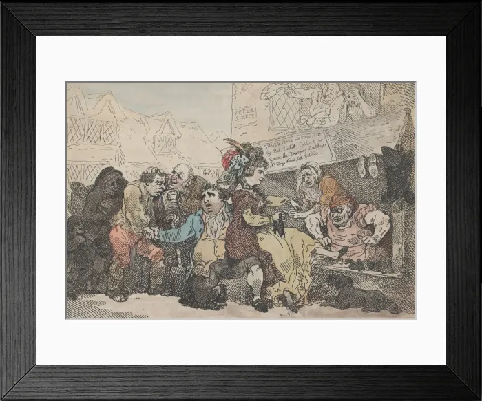 Framed Print : Wits Last Stake, or the Cobbling Voters and Abject Canvassers, April 22, 1784 Framed Print : Wits Last Stake, or the Cobbling Voters and Abject Canvassers, April 22, 1784