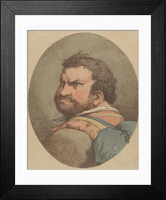 Framed Print : Sancho Panza, from Don Quixote, ca. 1776. ca. 1776. Creator: Thomas Rowlandson Framed Print : Sancho Panza, from Don Quixote, ca. 1776. ca. 1776. Creator: Thomas Rowlandson