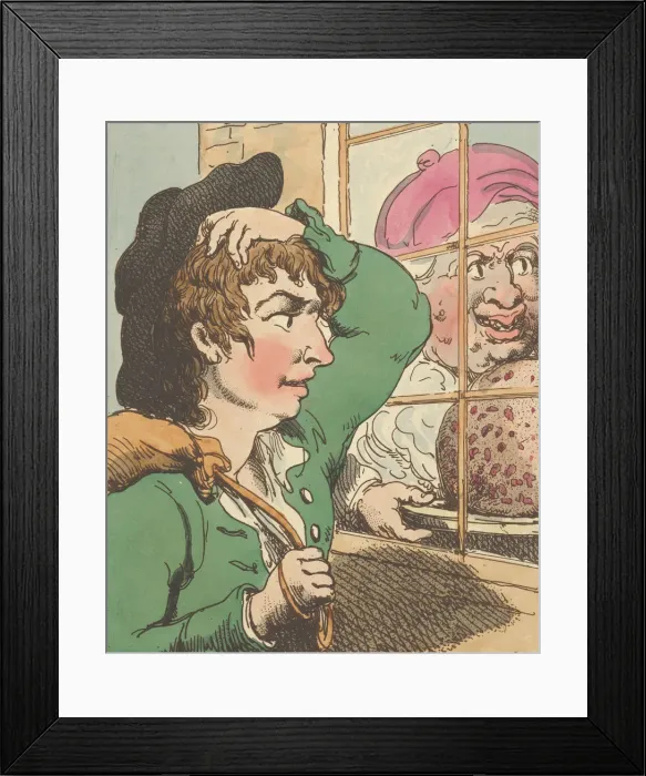 Framed Print : Desire, 1800. 1800. Creator: Thomas Rowlandson Framed Print : Desire, 1800. 1800. Creator: Thomas Rowlandson