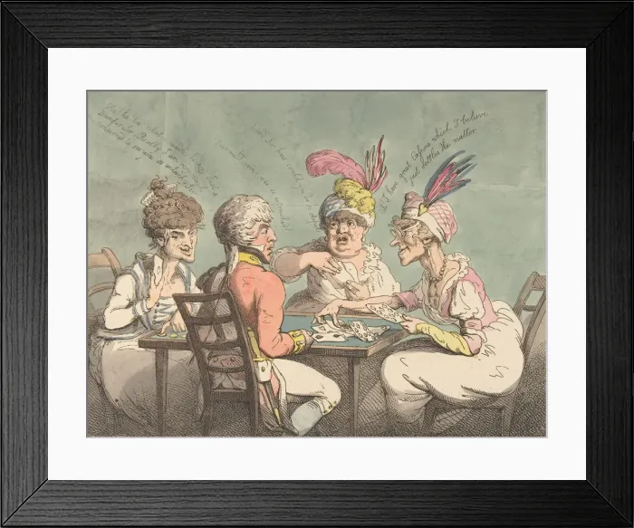 Framed Print : How to Pluck a Goose, June 10, 1802. June 10, 1802. Creator: Thomas Rowlandson Framed Print : How to Pluck a Goose, June 10, 1802. June 10, 1802. Creator: Thomas Rowlandson