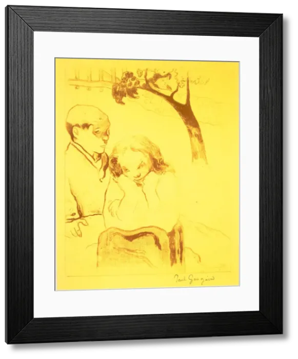 Framed Print : Human Misery, from the Volpini Suite: Dessins lithographiques, 1889. 1889 Framed Print : Human Misery, from the Volpini Suite: Dessins lithographiques, 1889. 1889