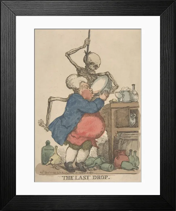 Framed Print : The Last Drop, April 5, 1801. April 5, 1801. Creator: Thomas Rowlandson Framed Print : The Last Drop, April 5, 1801. April 5, 1801. Creator: Thomas Rowlandson
