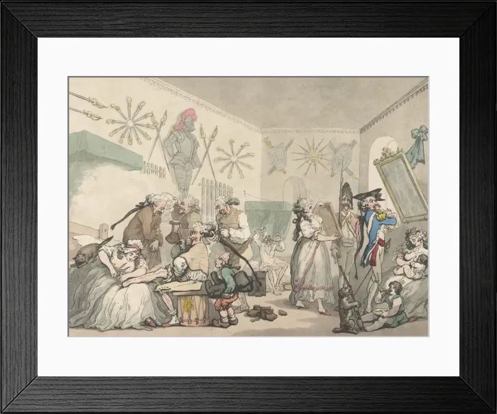 Framed Print : French Barracks, August 12, 1791. August 12, 1791. Creators: Thomas Rowlandson Framed Print : French Barracks, August 12, 1791. August 12, 1791. Creators: Thomas Rowlandson