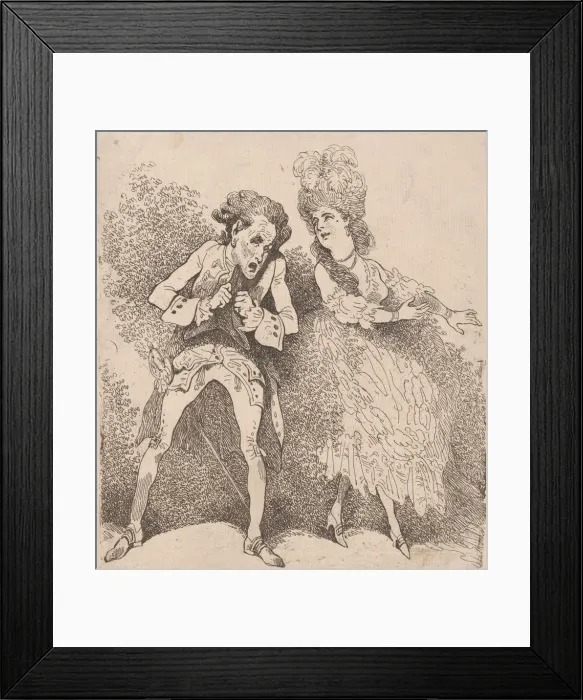 Framed Print : Italian Affectation, Real Characters, September 1, 1780. September 1, 1780 Framed Print : Italian Affectation, Real Characters, September 1, 1780. September 1, 1780