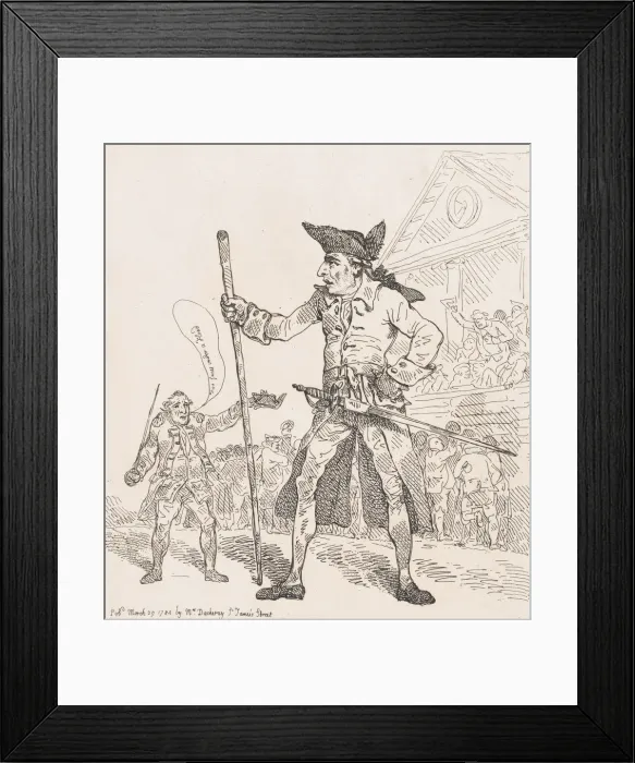 Framed Print : The Drum Major of Sedition, March 29, 1784. March 29, 1784. Creator: Thomas Rowlandson Framed Print : The Drum Major of Sedition, March 29, 1784. March 29, 1784. Creator: Thomas Rowlandson