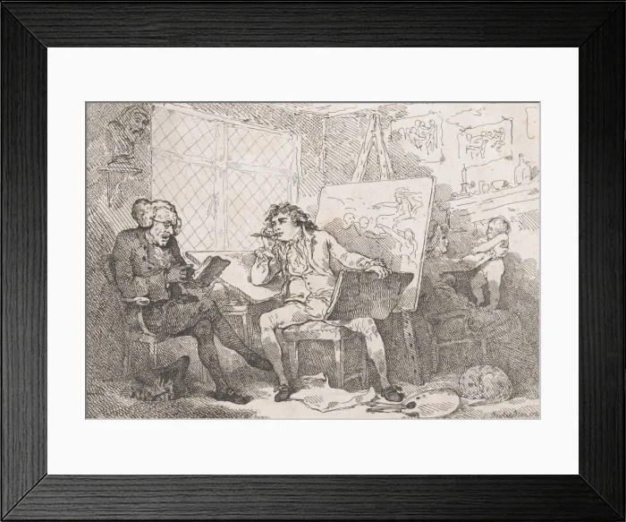 Framed Print : The Historian Animating The Mind of A Young Painter, 1784. 1784 Framed Print : The Historian Animating The Mind of A Young Painter, 1784. 1784