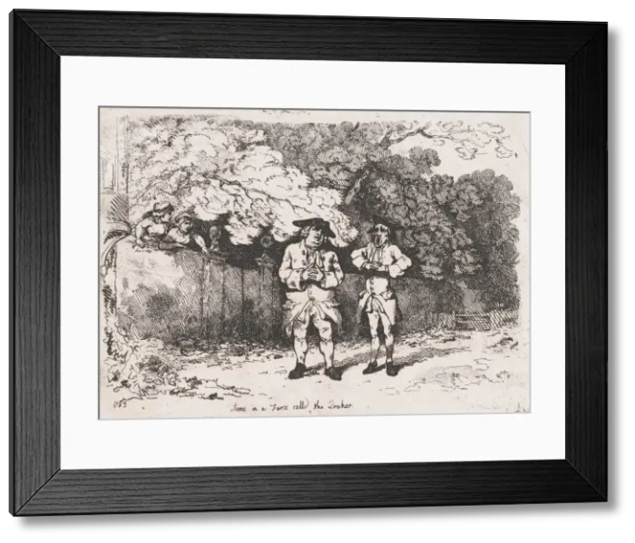 Framed Print : Scene in a Farce called The Quaker, December 22, 1783. December 22, 1783 Framed Print : Scene in a Farce called The Quaker, December 22, 1783. December 22, 1783