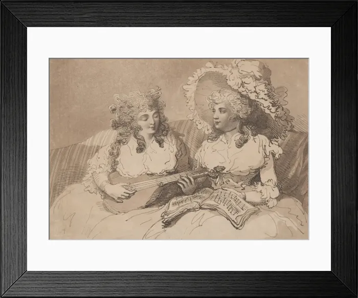Framed Print : The Syrens, April 10, 1787. April 10, 1787. Creator: Thomas Rowlandson Framed Print : The Syrens, April 10, 1787. April 10, 1787. Creator: Thomas Rowlandson
