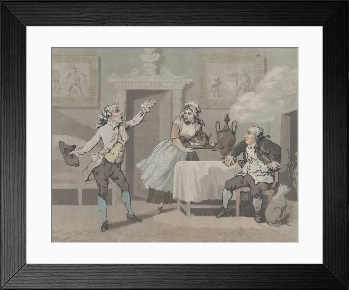 Framed Print : Manager & Spouter, July 1, 1802. July 1, 1802. Creator: Thomas Rowlandson Framed Print : Manager & Spouter, July 1, 1802. July 1, 1802. Creator: Thomas Rowlandson
