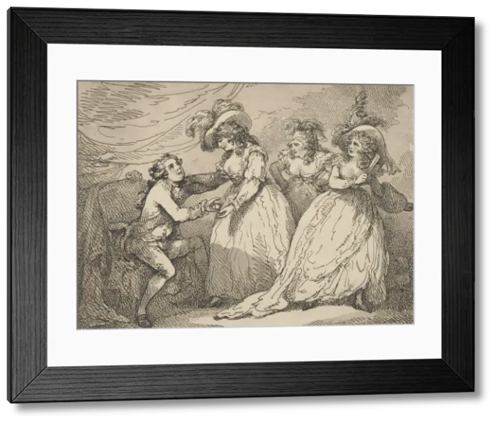 Framed Print : The Golden Apple, or the Modern Paris, March 2, 1785. March 2, 1785 Framed Print : The Golden Apple, or the Modern Paris, March 2, 1785. March 2, 1785