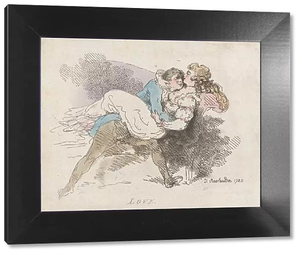 Love, August 12, 1785. August 12, 1785. Creator: Thomas Rowlandson