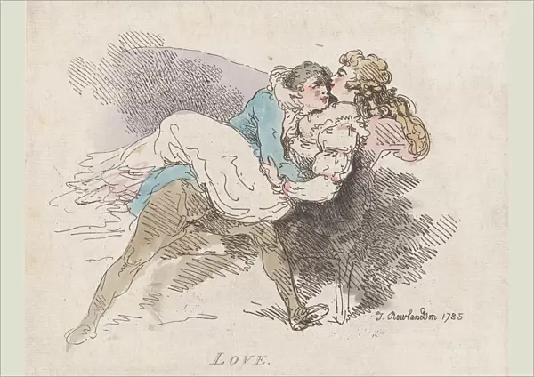 Love, August 12, 1785. August 12, 1785. Creator: Thomas Rowlandson