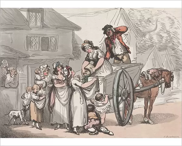 The Pea Cart, April 16, 1788. April 16, 1788. Creator: Thomas Rowlandson