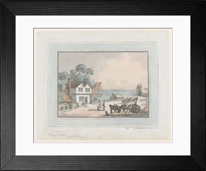 Framed Print : Rustic Sketch, 1787. 1787. Creator: Thomas Rowlandson Framed Print : Rustic Sketch, 1787. 1787. Creator: Thomas Rowlandson