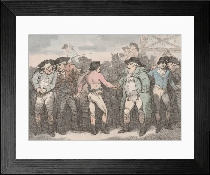 Framed Print : Jockeyship, November 31, 1785. November 31, 1785. Creator: Thomas Rowlandson Framed Print : Jockeyship, November 31, 1785. November 31, 1785. Creator: Thomas Rowlandson