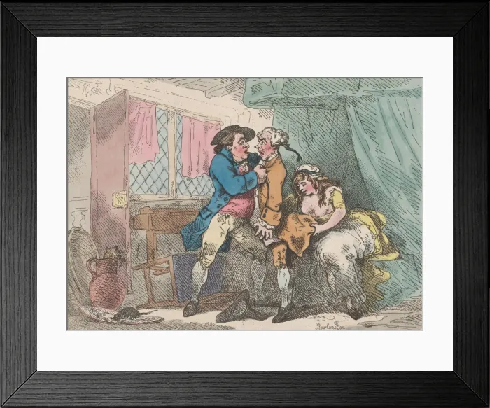 Framed Print : A Cully Pillag d, July 1, 1802. July 1, 1802. Creator: Thomas Rowlandson Framed Print : A Cully Pillag d, July 1, 1802. July 1, 1802. Creator: Thomas Rowlandson