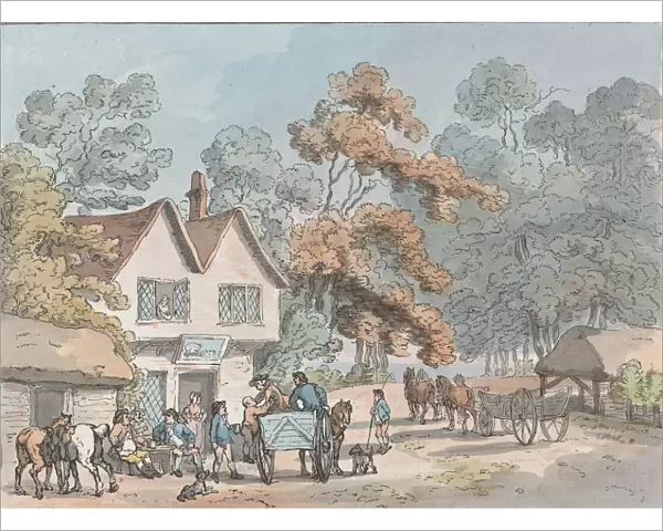 Rural Halt, 1787. 1787. Creator: Thomas Rowlandson