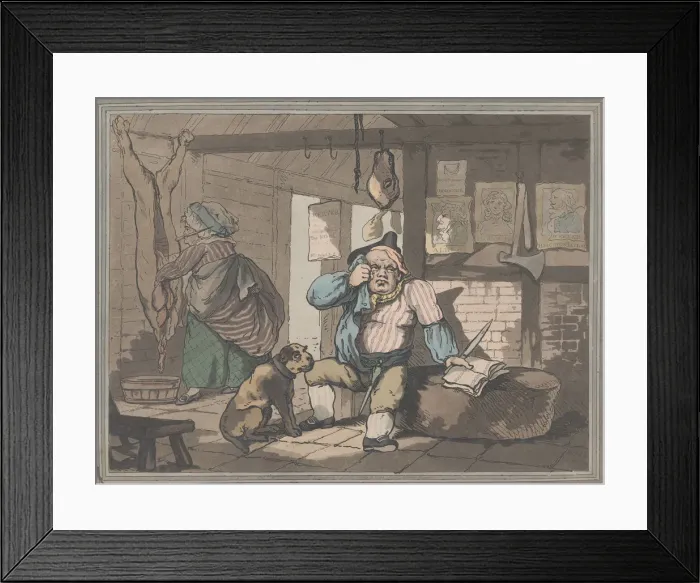 Framed Print : The Triumph of Sentiment, January 15, 1787. January 15, 1787. Creator: Thomas Rowlandson Framed Print : The Triumph of Sentiment, January 15, 1787. January 15, 1787. Creator: Thomas Rowlandson