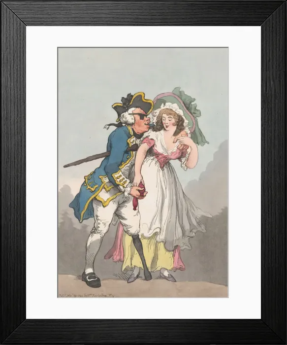 Framed Print : Liberality and Desire, November 29, 1788. November 29, 1788. Creator: Thomas Rowlandson Framed Print : Liberality and Desire, November 29, 1788. November 29, 1788. Creator: Thomas Rowlandson