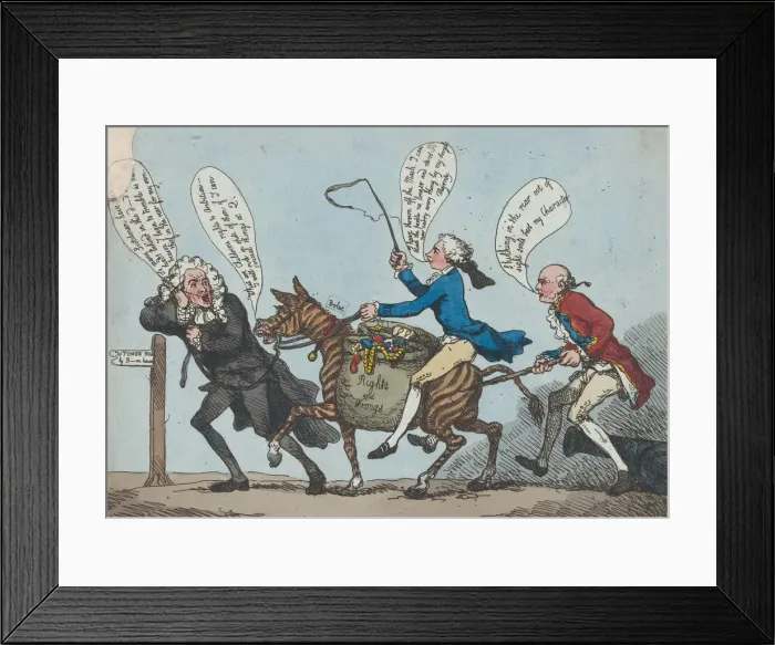 Framed Print : The Q. A. Loaded With The Spoils of India and Britain, 1788. 1788 Framed Print : The Q. A. Loaded With The Spoils of India and Britain, 1788. 1788