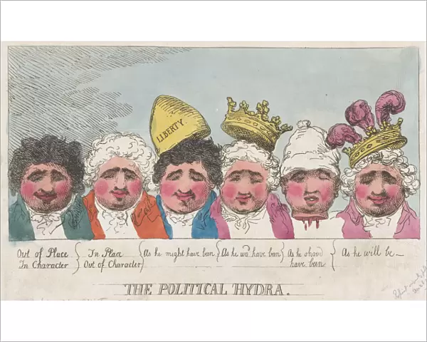 The Political Hydra, April 16, 1806. April 16, 1806. Creator: Thomas Rowlandson