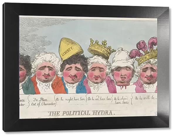 The Political Hydra, April 16, 1806. April 16, 1806. Creator: Thomas Rowlandson