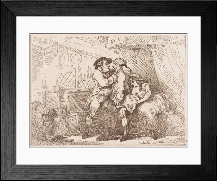 Framed Print : A Cully Pillag d, November 30, 1785. November 30, 1785. Creator: Thomas Rowlandson Framed Print : A Cully Pillag d, November 30, 1785. November 30, 1785. Creator: Thomas Rowlandson