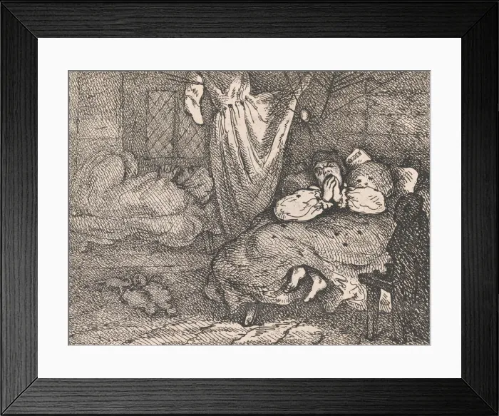 Framed Print : Lodging at M Queens (Picturesque Beauties of Boswell, Part the Second), June 20 Framed Print : Lodging at M Queens (Picturesque Beauties of Boswell, Part the Second), June 20