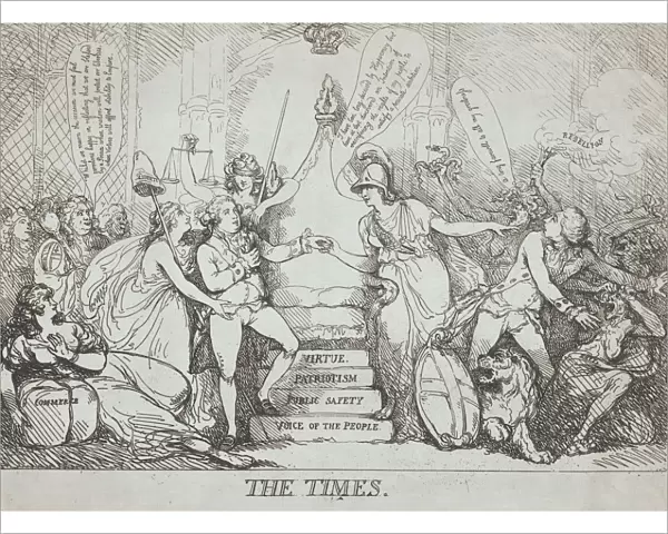 The Times, December 1788. December 1788. Creator: Thomas Rowlandson