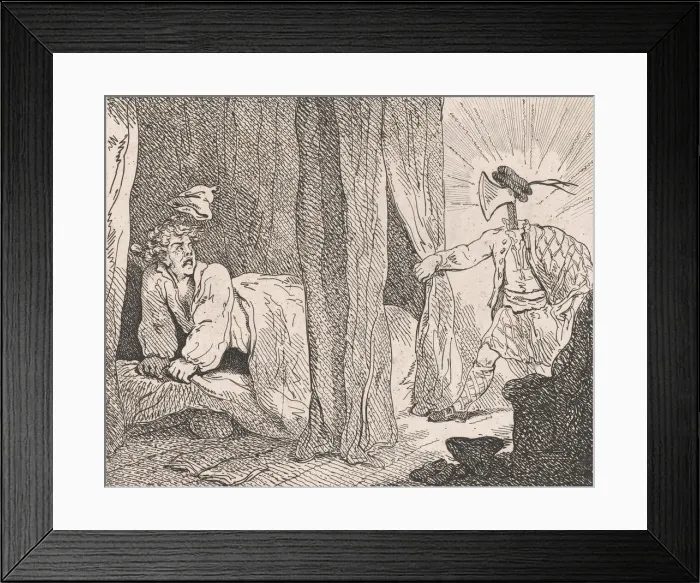 Framed Print : The Vision (Picturesque Beauties of Boswell, Part the Second), May 15, 1786 Framed Print : The Vision (Picturesque Beauties of Boswell, Part the Second), May 15, 1786