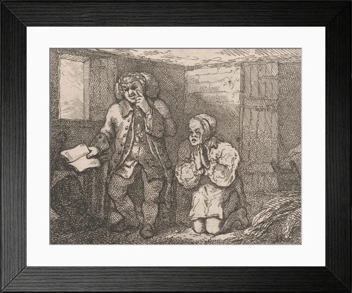 Framed Print : The Reconciliation (Picturesque Beauties of Boswell, Part the Second), June 20, 1786 Framed Print : The Reconciliation (Picturesque Beauties of Boswell, Part the Second), June 20, 1786