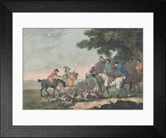 Framed Print : The Death, February 1, 1789. February 1, 1789. Creator: Thomas Rowlandson Framed Print : The Death, February 1, 1789. February 1, 1789. Creator: Thomas Rowlandson