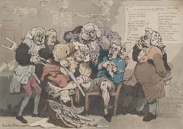 Amputation, February 17, 1786. February 17, 1786. Creator: Thomas Rowlandson